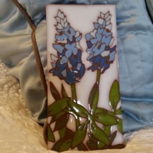 8 x 4 inch Ceramic Tile with Lilacs
